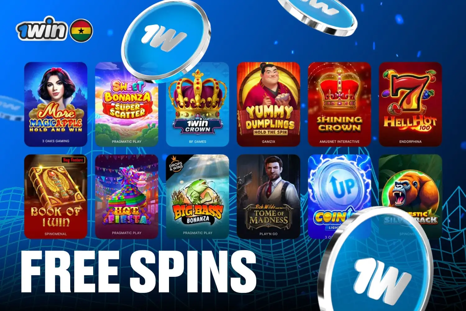 1win free spins